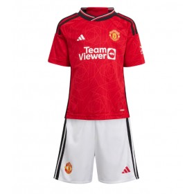Manchester United Marcus Rashford #10 Domaci Dres za djecu 2023-24 Kratak Rukav (+ Kratke hlače)